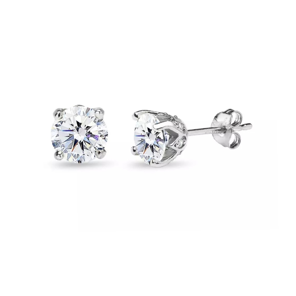 6mm Bling Stud Earrings